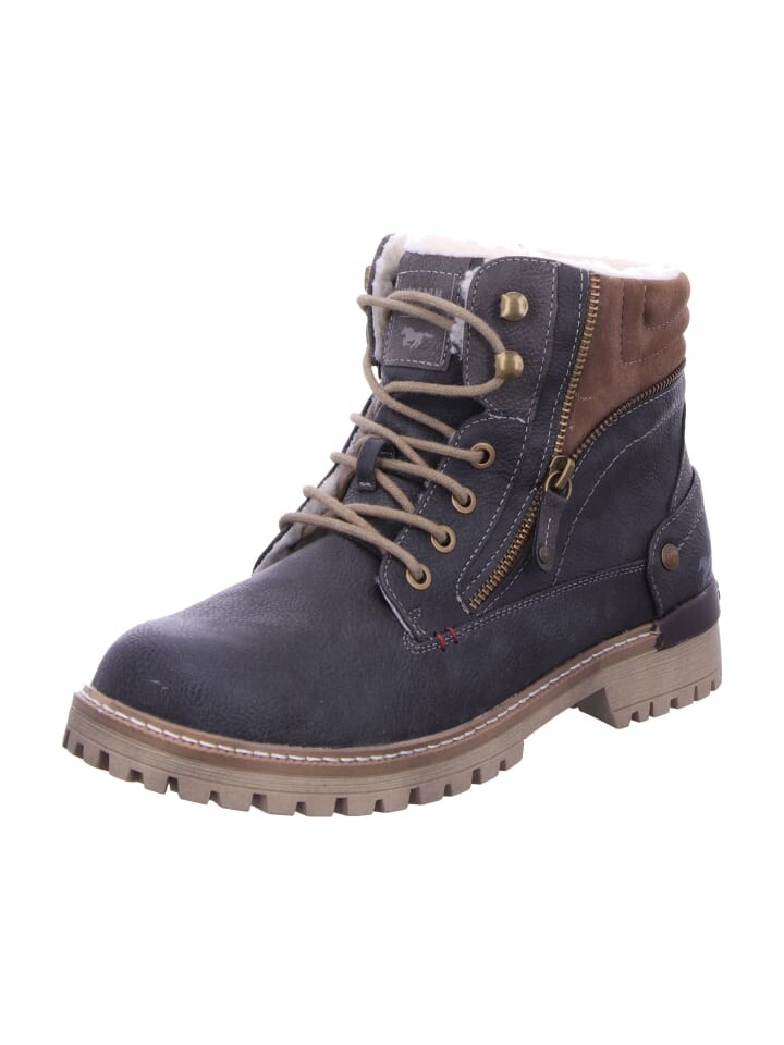 

Сапоги MUSTANG SHOES Schnürstiefeletten, цвет graphit