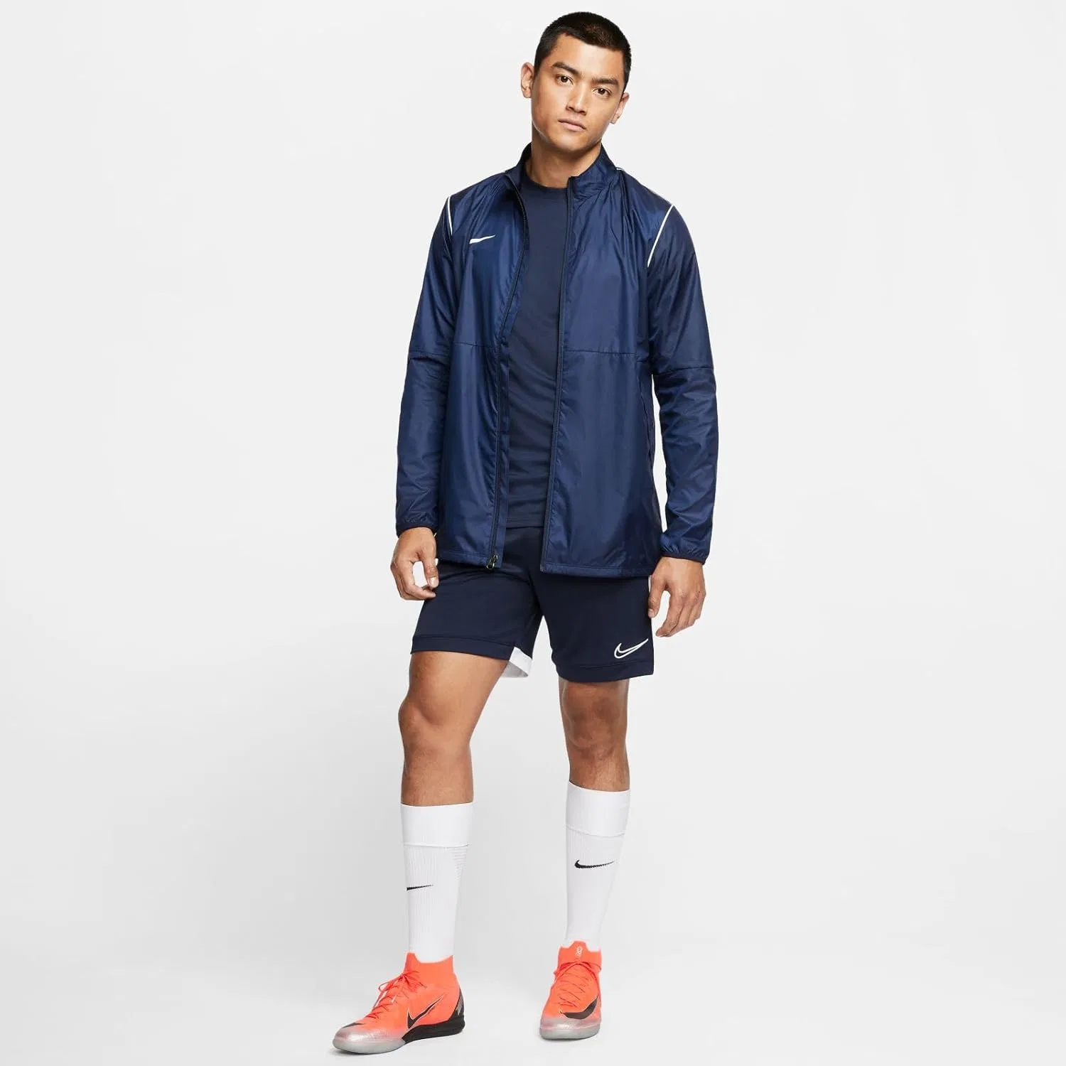 Толстовка Nike Dri-FIT Academy, Obsidian/White/White — фото 4