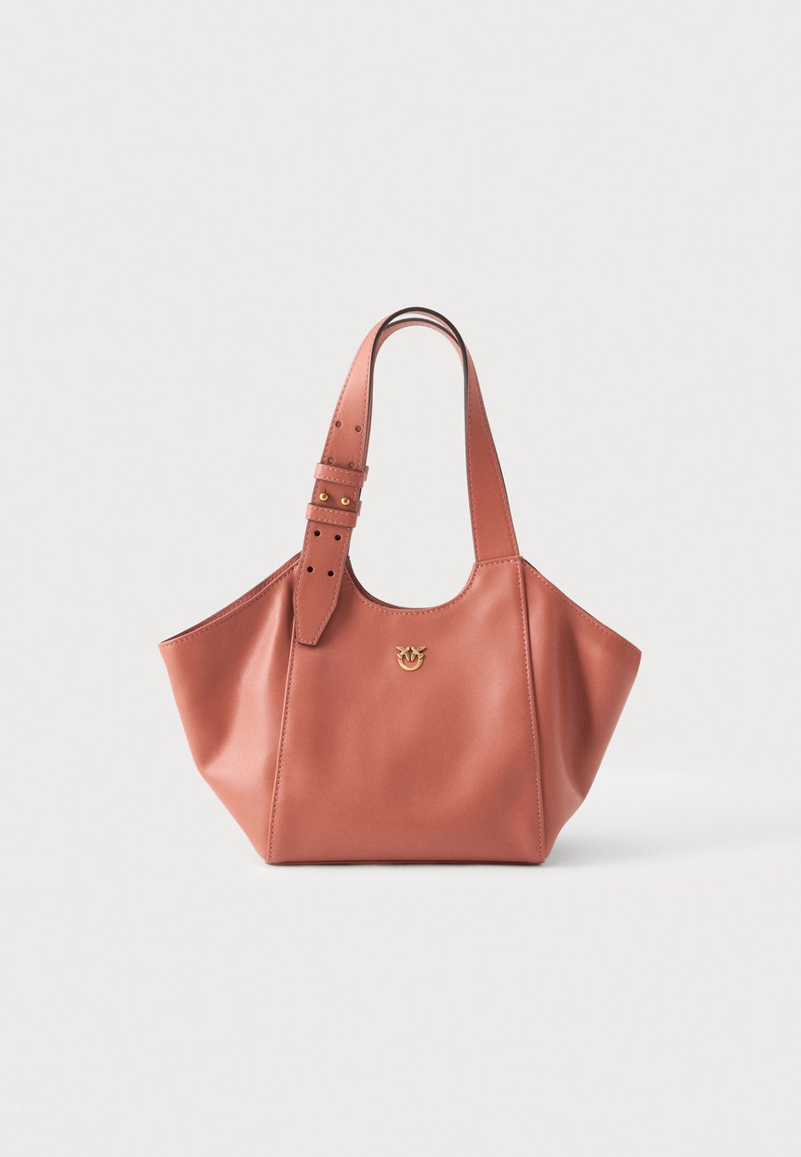 

Сумка-шоппер Pinko TOTE MINI, Marrone Aragona/Antique Gold-Coloured/Brown