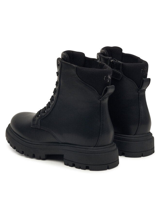 Ботильоны на шнуровке Calvin Klein Lace Up Bootie V3A5-83120-1464 D, черный — фото 3