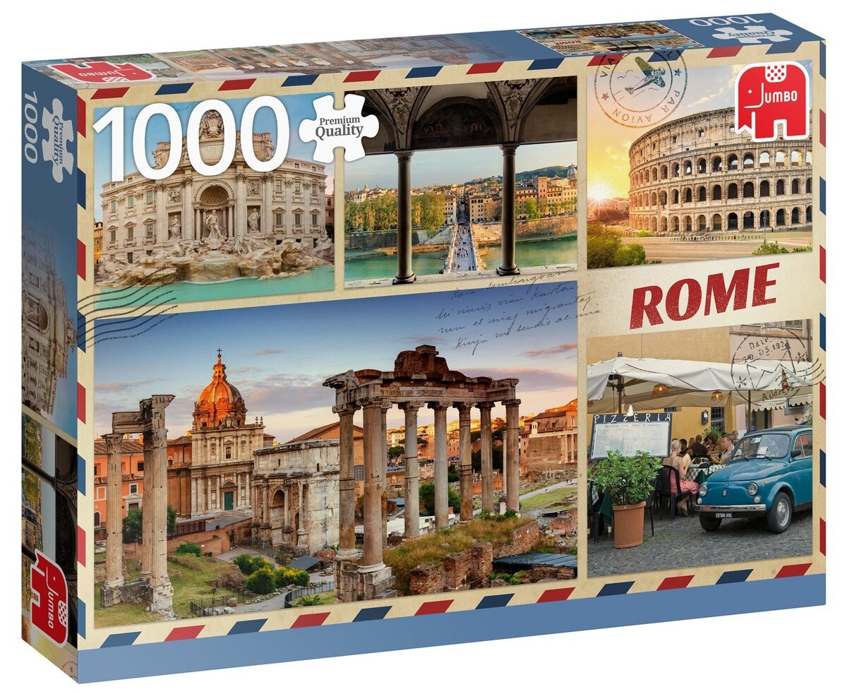 

Джамбо, пазл, Ян Ван Хаастерен, Привет из Рима, 1000 шт. Jumbo