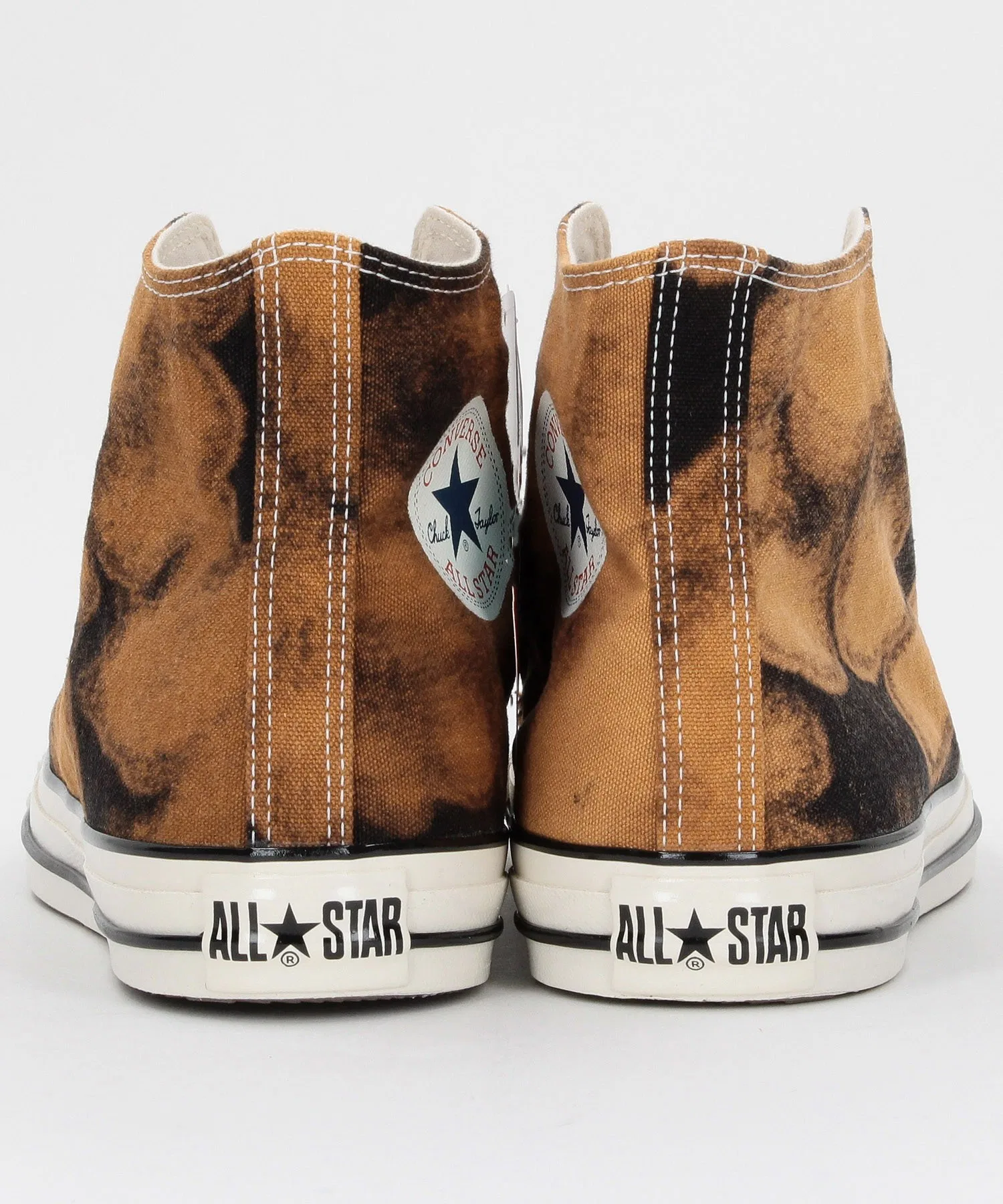 Мужские кроссовки Converse All Star Aged Bleached Canvas чёрные — фото 4