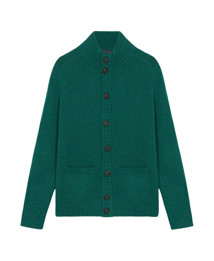 

Зеленый шерстяной кардиган Brooks Brothers, зеленый