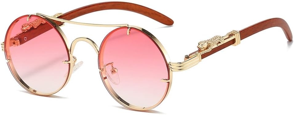 

Винтажные круглые солнцезащитные очки для мужчин, модные очки с двойной перемычкой, разноцветные солнцезащитные очки для женщин, ретро-стиль, роскошные солнцезащитные очки generic, C1-17920