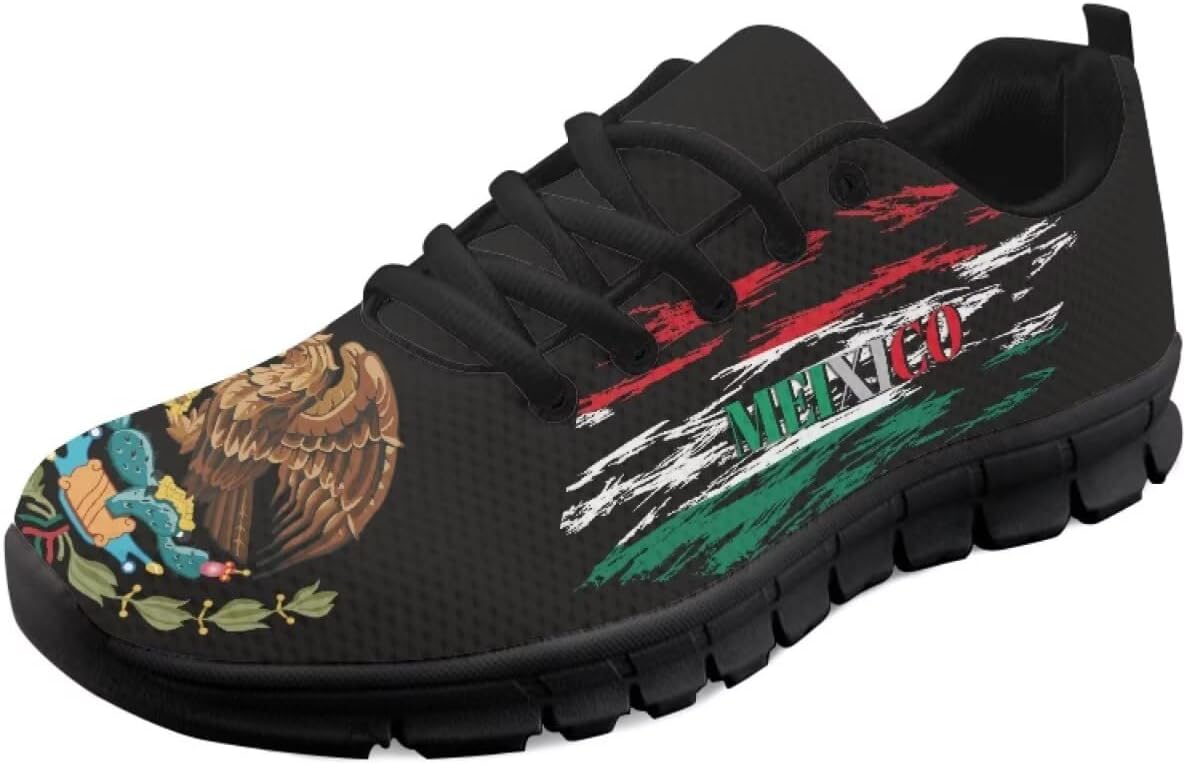 

Кроссовки с американским флагом для женщин, беговые и теннисные обувь, легкие спортивные трейловые кроссовки, мужские кроссовки ко Дню независимости США Getelinseng, Mexican Flag
