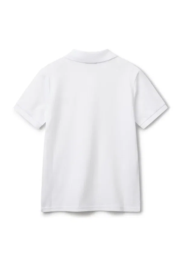 Поло Slim Fit United Colors Of Benetton, белый — фото 2