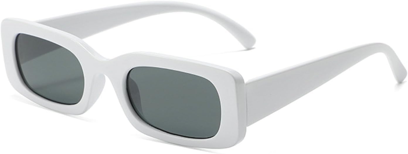 

Модные квадратные солнцезащитные очки для женщин, роскошные солнцезащитные очки для активного отдыха и вождения, винтажные очки, защита от УФ-излучения UV400 mincl, White