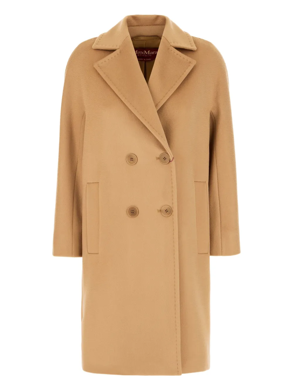 

Двубортное пальто MAX MARA, коричневый