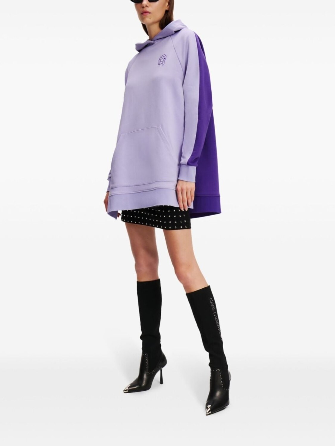 

Karl Lagerfeld худи Ikonik 2.0, фиолетовый