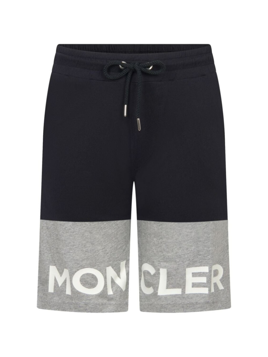 

Хлопковые шорты с логотипом Moncler Enfant, черный