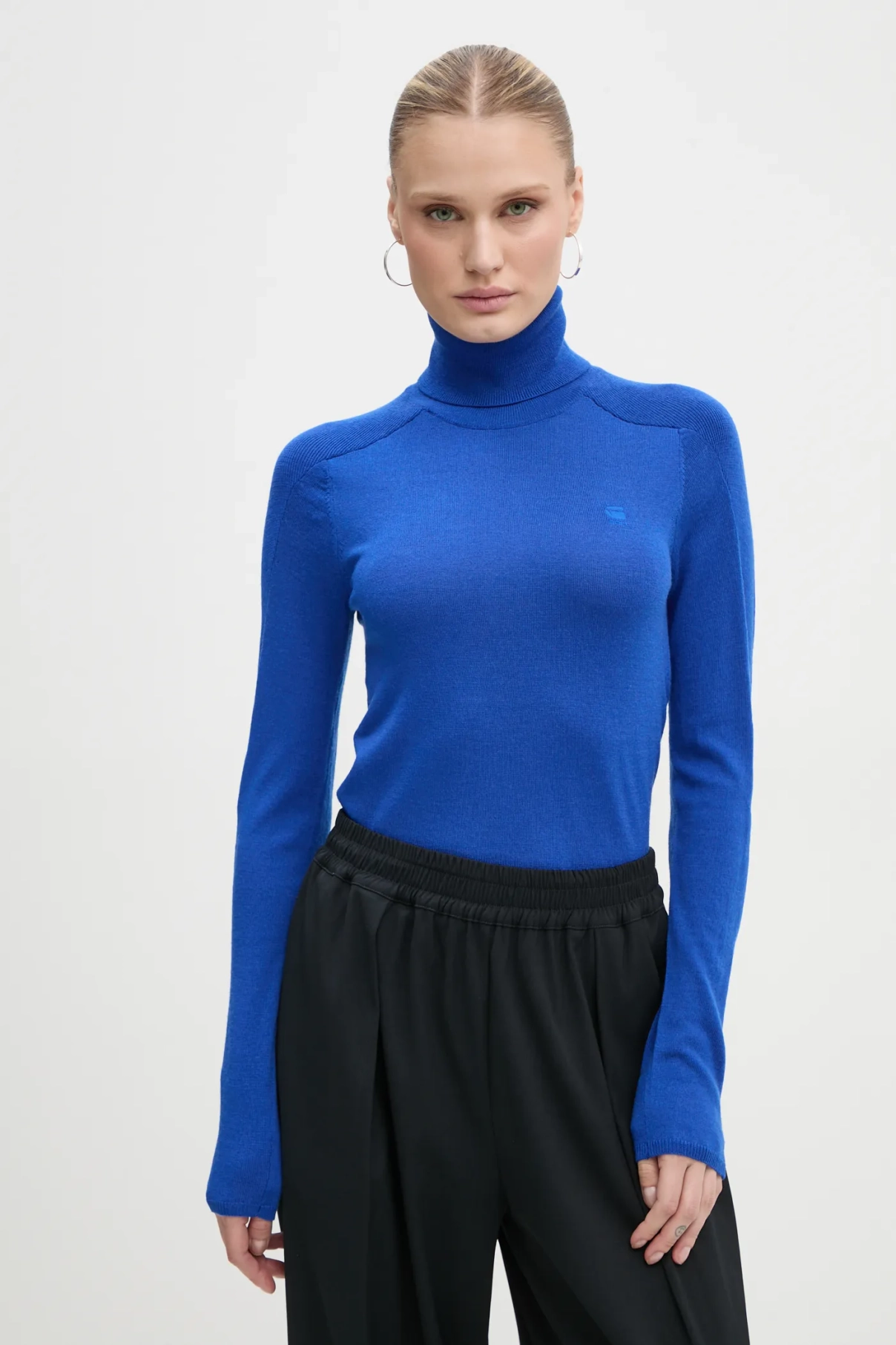 

Шерстяной свитер G-Star Raw, синий