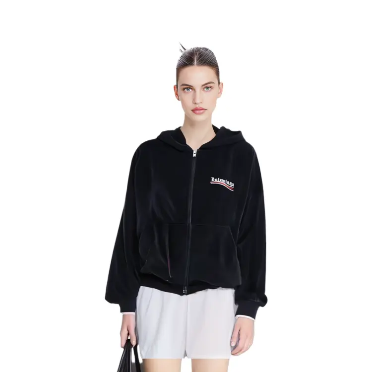 Толстовка женская черная Balenciaga — фото 3