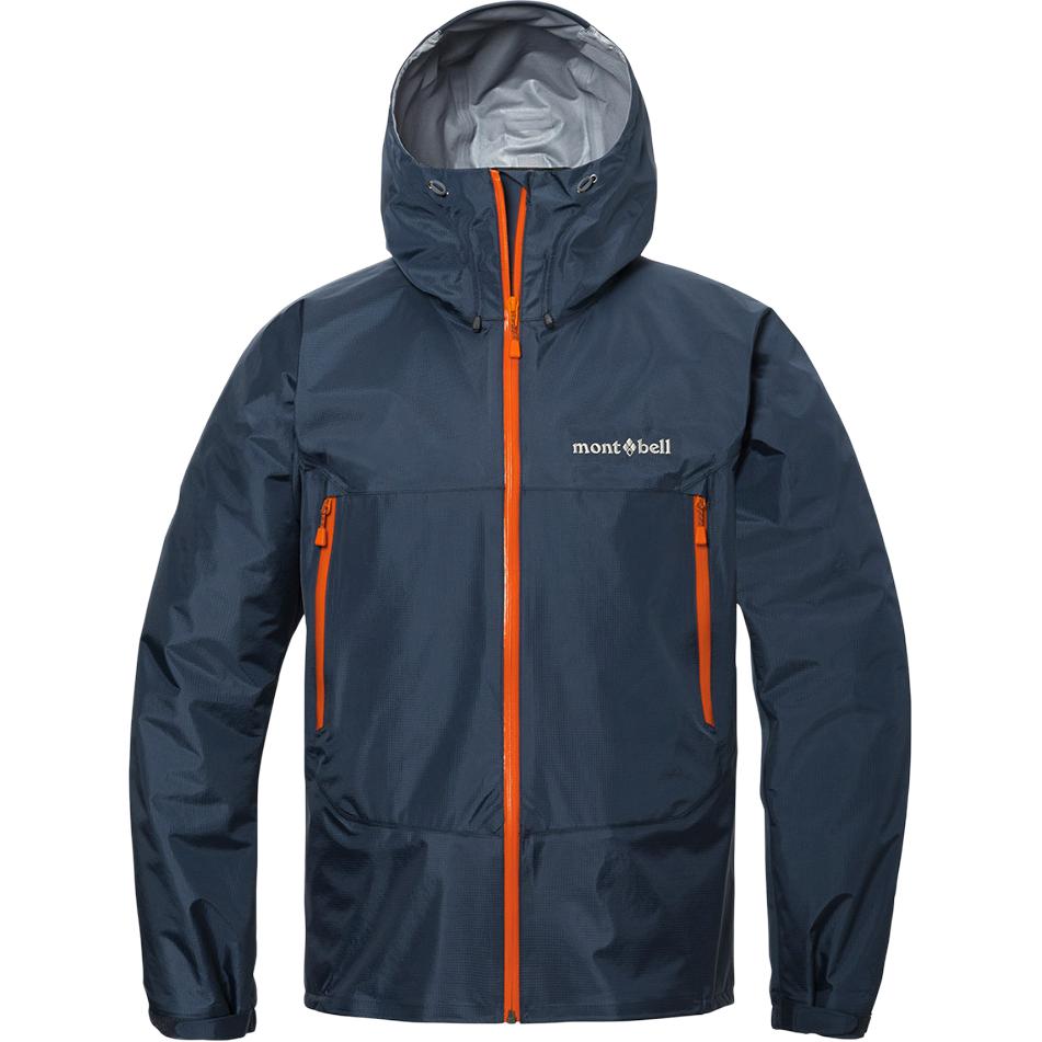 

MONTBELL Водонепроницаемая ветровка мужская, Marine Blue