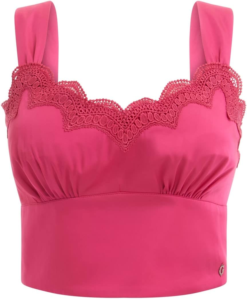 

Женский топ без рукавов Bianca Lace от GUESS, Full Bloom Pink