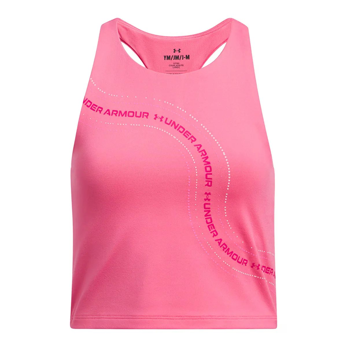 

G Motion Брендированный Crop Tank Under Armour Детская футболка, цвет Rosa