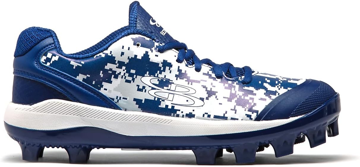 

Мужские бутсы Boombah Dart Digi Camo с литой подошвой - несколько цветов - несколько размеров, белый/черный/синий