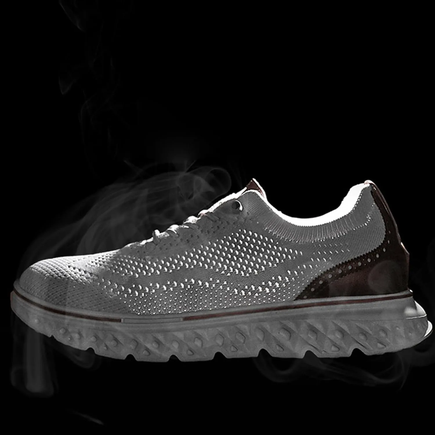 Мужские обувь Oxfords без шнурков, Comfofeet ультракомфортные туфли Lexoyes, серый — фото 3