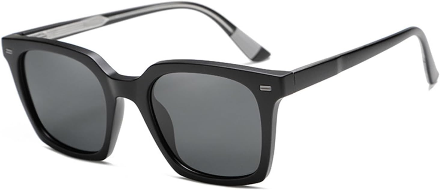 

Женские поляризованные солнцезащитные очки TR90 с квадратной оправой, линзы TAC с защитой от УФ-излучения UV400, модные солнцезащитные очки большого размера для вождения Bubmari, A