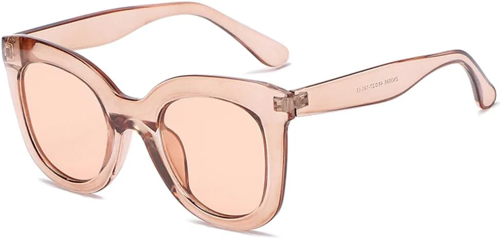 

Солнцезащитные очки UV400 - овальные, для вождения, желейного цвета, для женщин и мужчин, для бега и занятий спортом на открытом воздухе UYPTK, Champagne