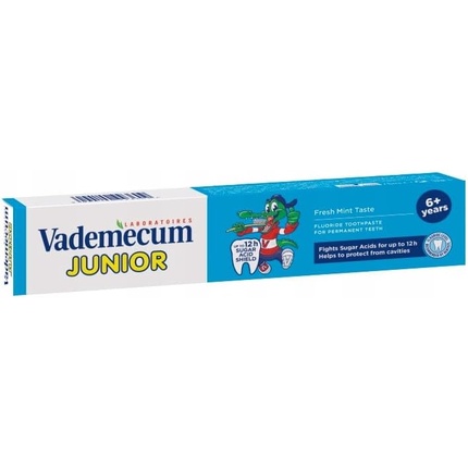 

Зубная паста Junior 6+ с фтором и мятой 75 мл Vademecum
