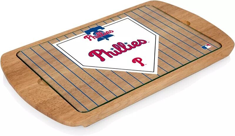 

Picnic Time Philadelphia Phillies Поднос для сервировки со стеклянной крышкой