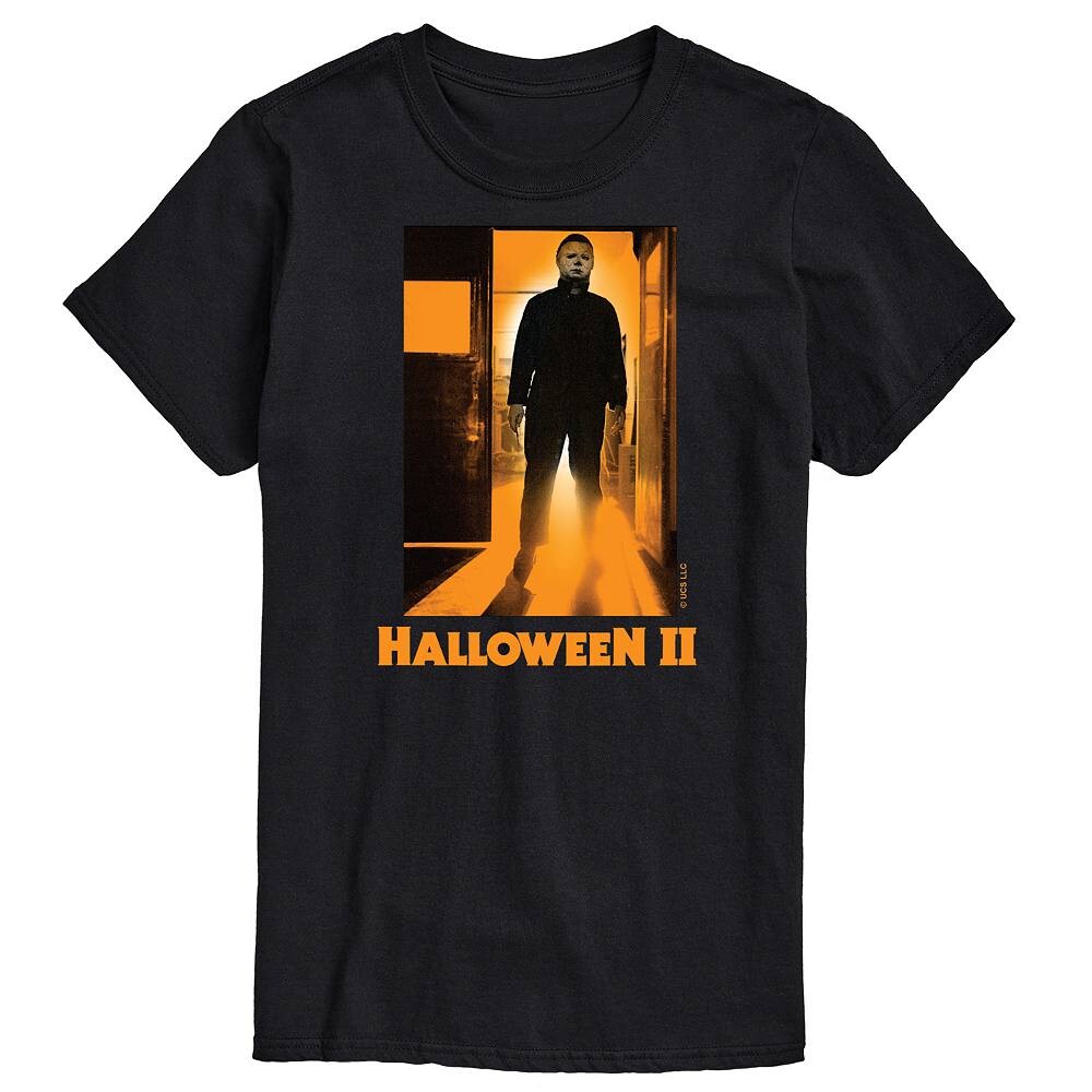 

Футболка с рисунком больницы Big & Tall Halloween II Licensed Character, черный