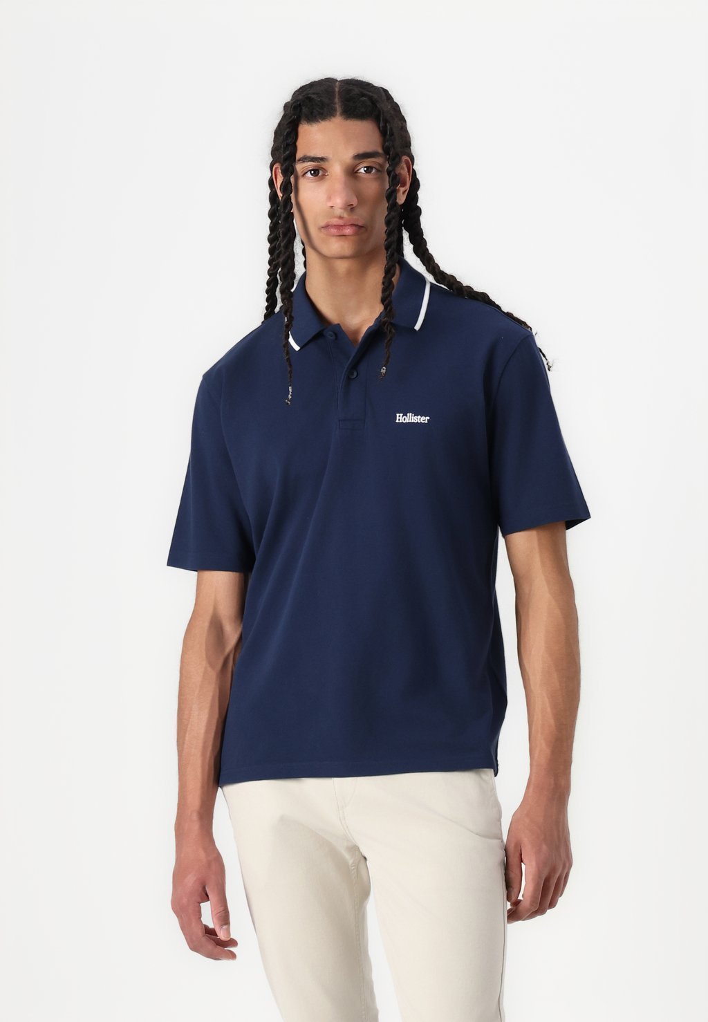 

Поло Hollister Co., темно-синий