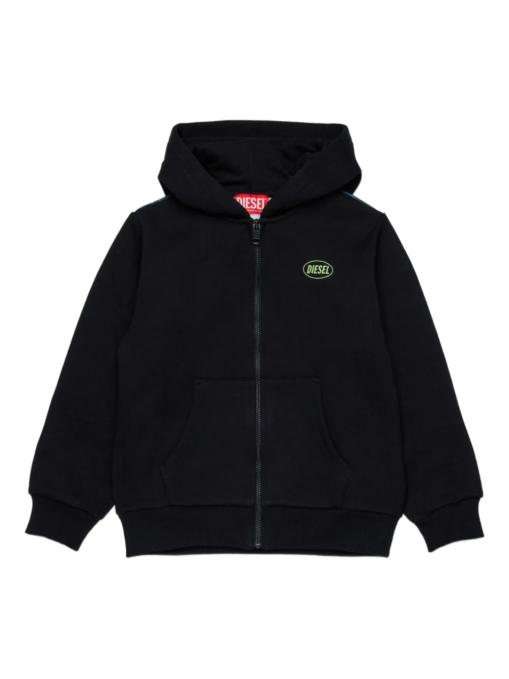 

Худи на молнии Diesel Kids, черный