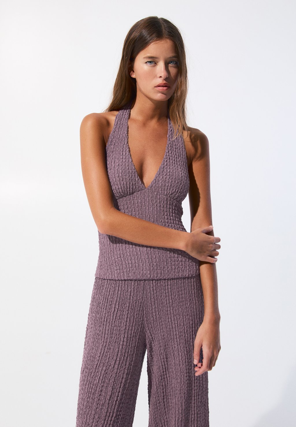 

Топ RUSTIC PULL&BEAR, цвет Dark Purple