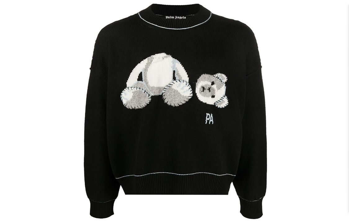 

Свитер мужской черный Palm Angels, черный