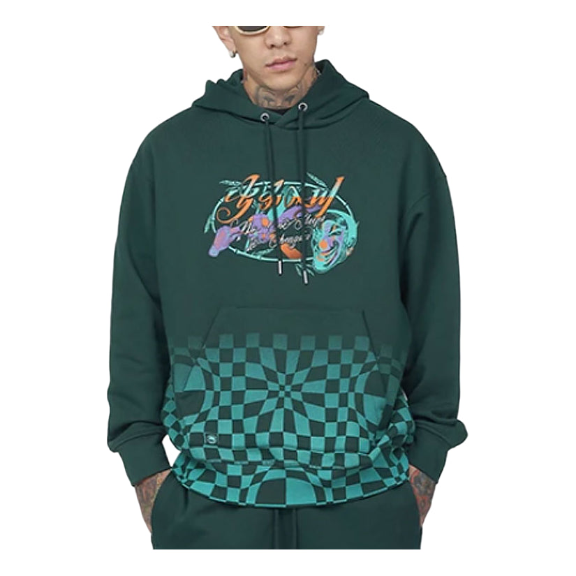 

Худи Li-Ning BadFive Sports Basketball Series Printing Loose Hoodie 'Dark Green', зеленый