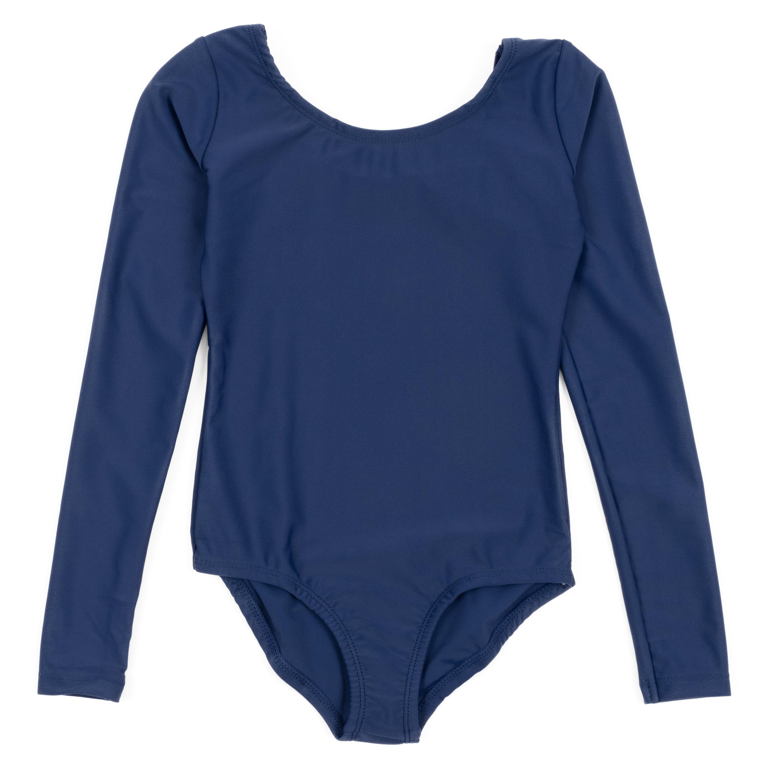 

Детский длинный купальник Classic Solid Color Leveret, темно-синий
