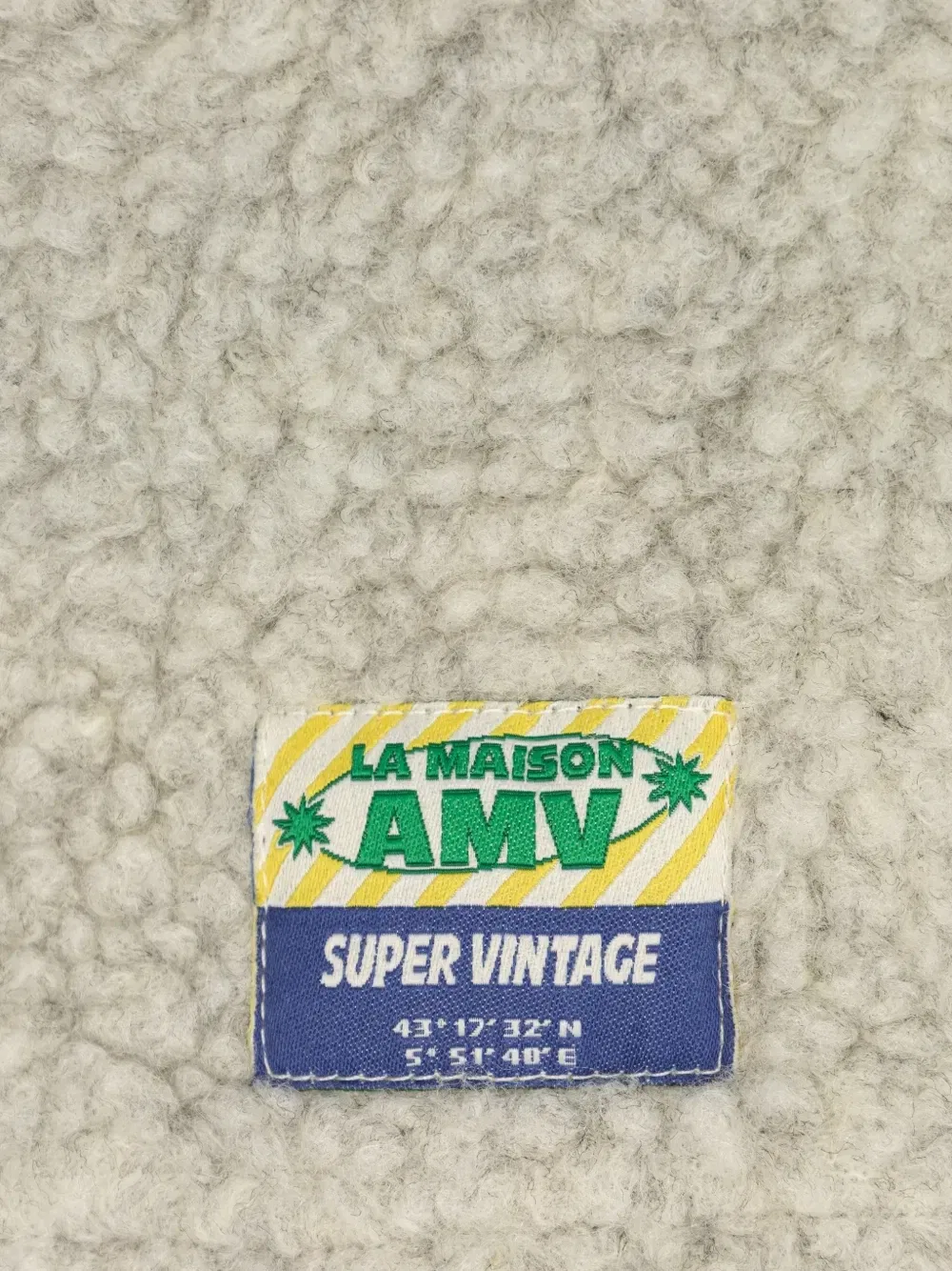 Флисовые шорты American Vintage Kids, серый — фото 3