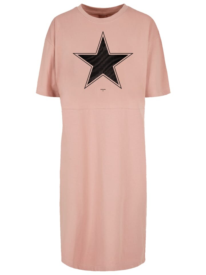 

Короткое платье F4NT4STIC Oversized Kleid Stern Basic, цвет duskrose