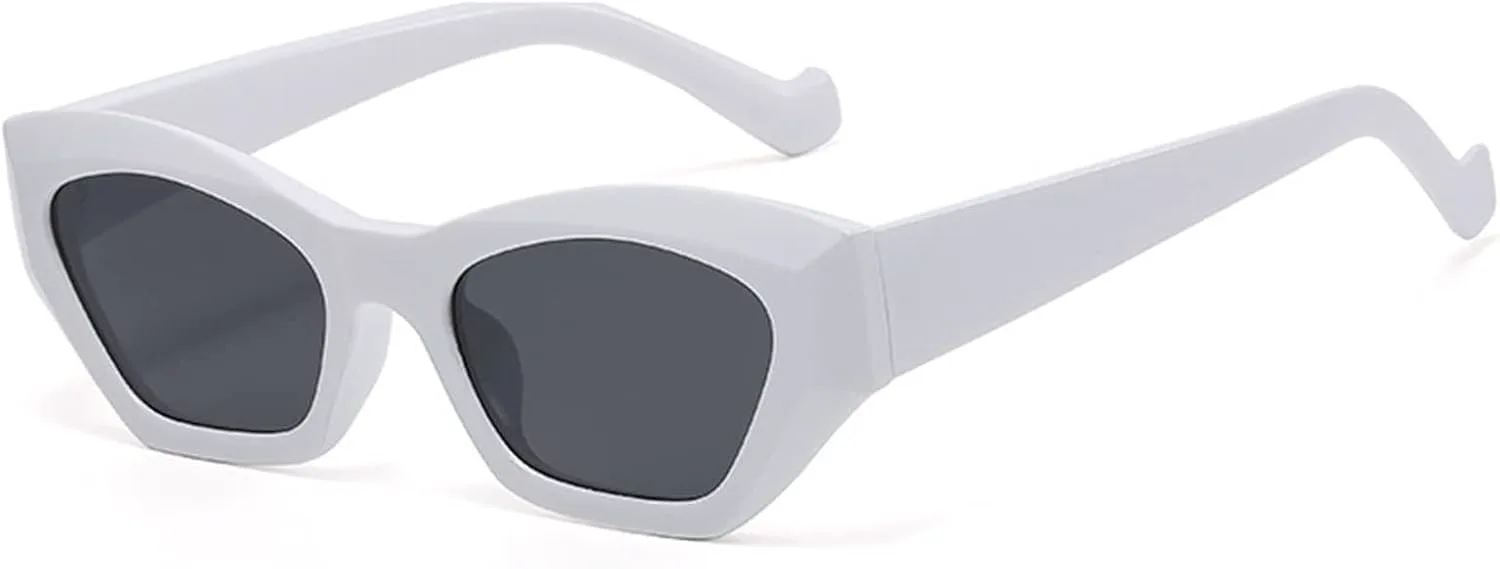 

Солнцезащитные очки в стиле ретро «Кошачий глаз» 2026 года, маленькая оправа, для женщин, декоративные очки для активного отдыха и отпуска для мужчин MTZJH, B