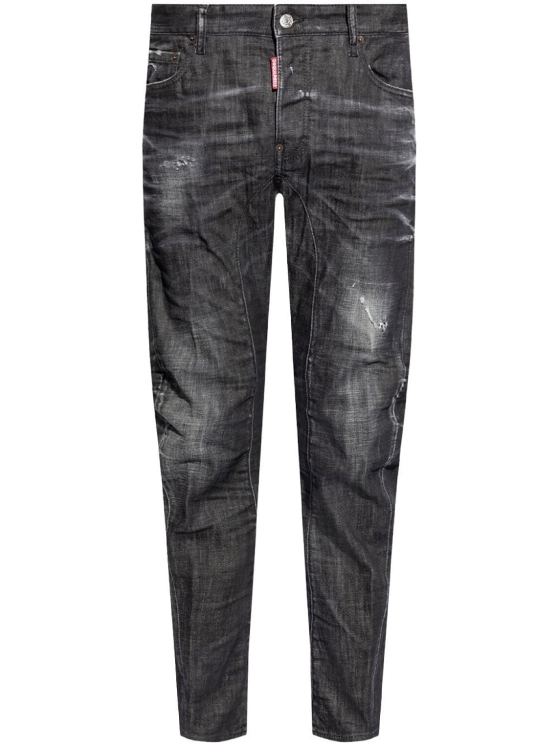 

Dsquared2 потертые узкие джинсы, черный