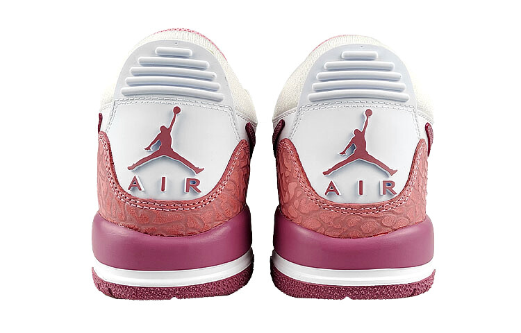 Кроссовки JORDAN Legacy 312 Vintage Basketball Shoes Women's Mid-Top White Pink — фото 3