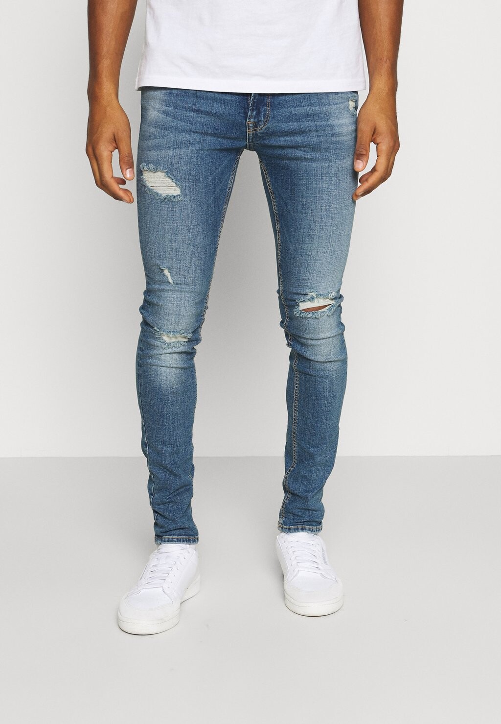 

Джинсы скинни Jack & Jones JJILIAM JJORIGINAL, цвет Blue Denim