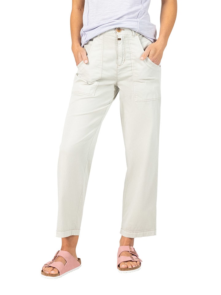 

Тканевые брюки Timezone, кремовый