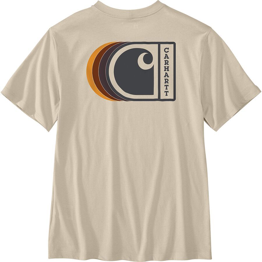 

Футболка Carhartt Relaxed Lightweight SS C Graphic Carhartt, Oat Milk, Белый, Футболка Carhartt Relaxed Lightweight SS C Graphic Carhartt, Oat Milk