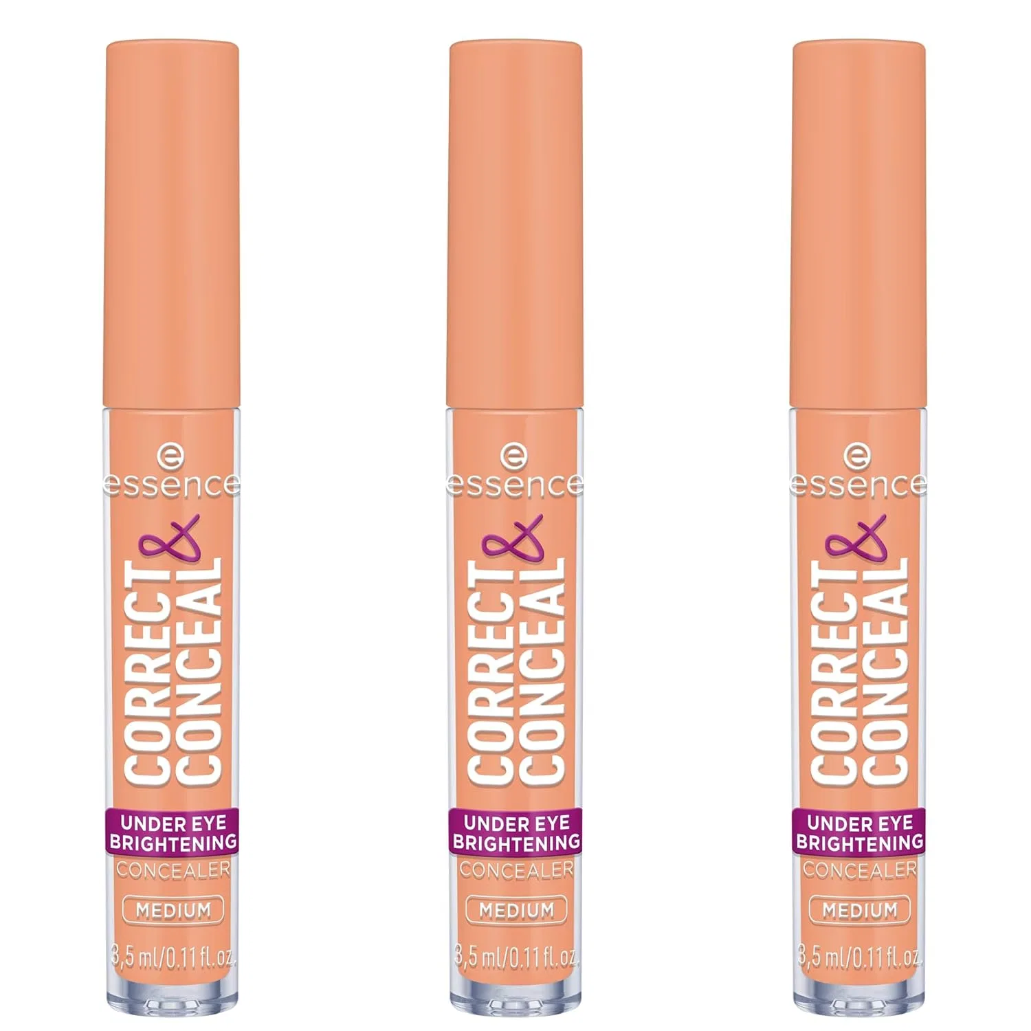 Набор осветляющих консилеров «CORRECT & CONCEAL Under Eye Brightening Concealer» от essence Essence, 20 Medium