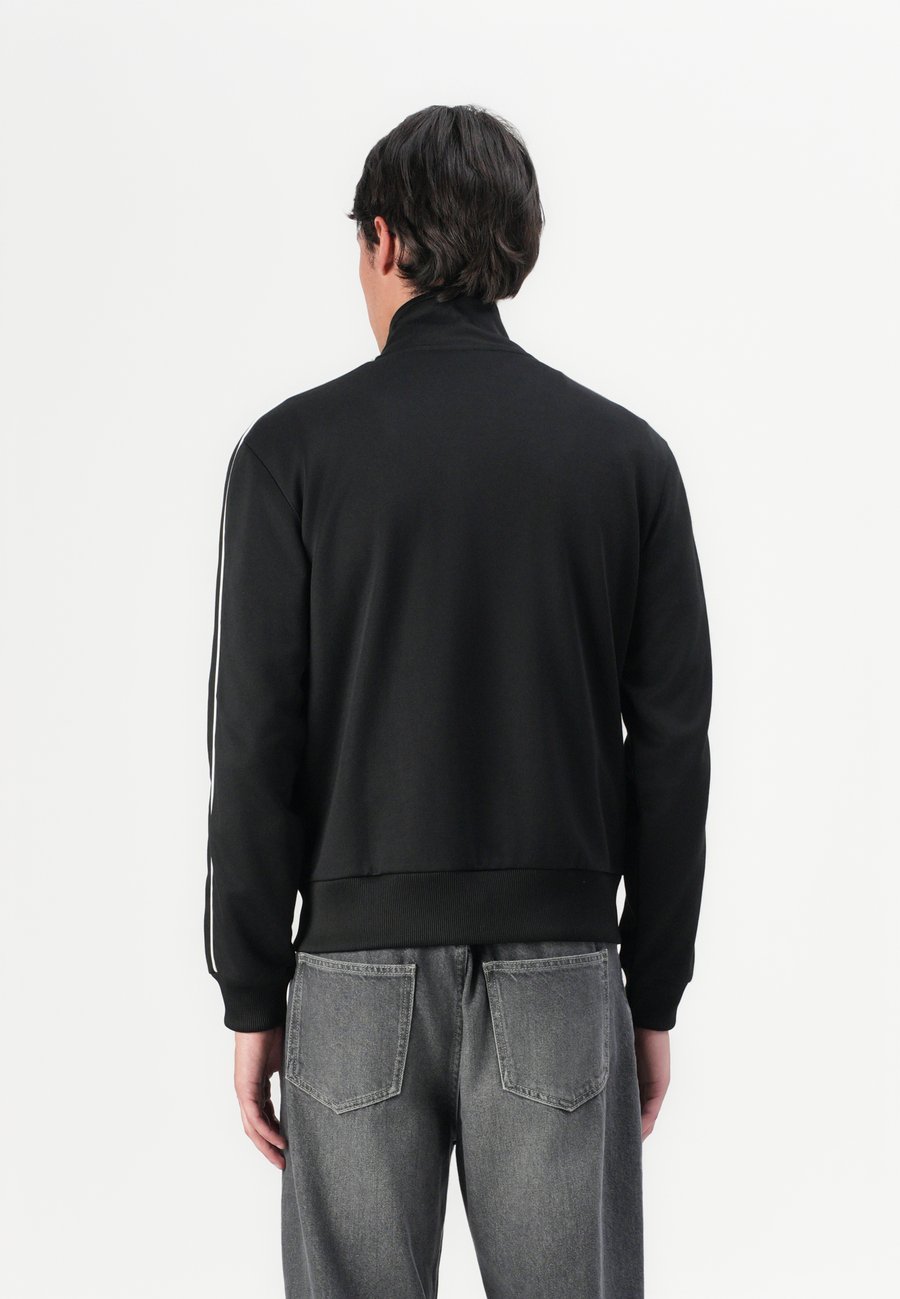 Толстовка Lacoste Zip-up sweatshirt, Black — фото 3