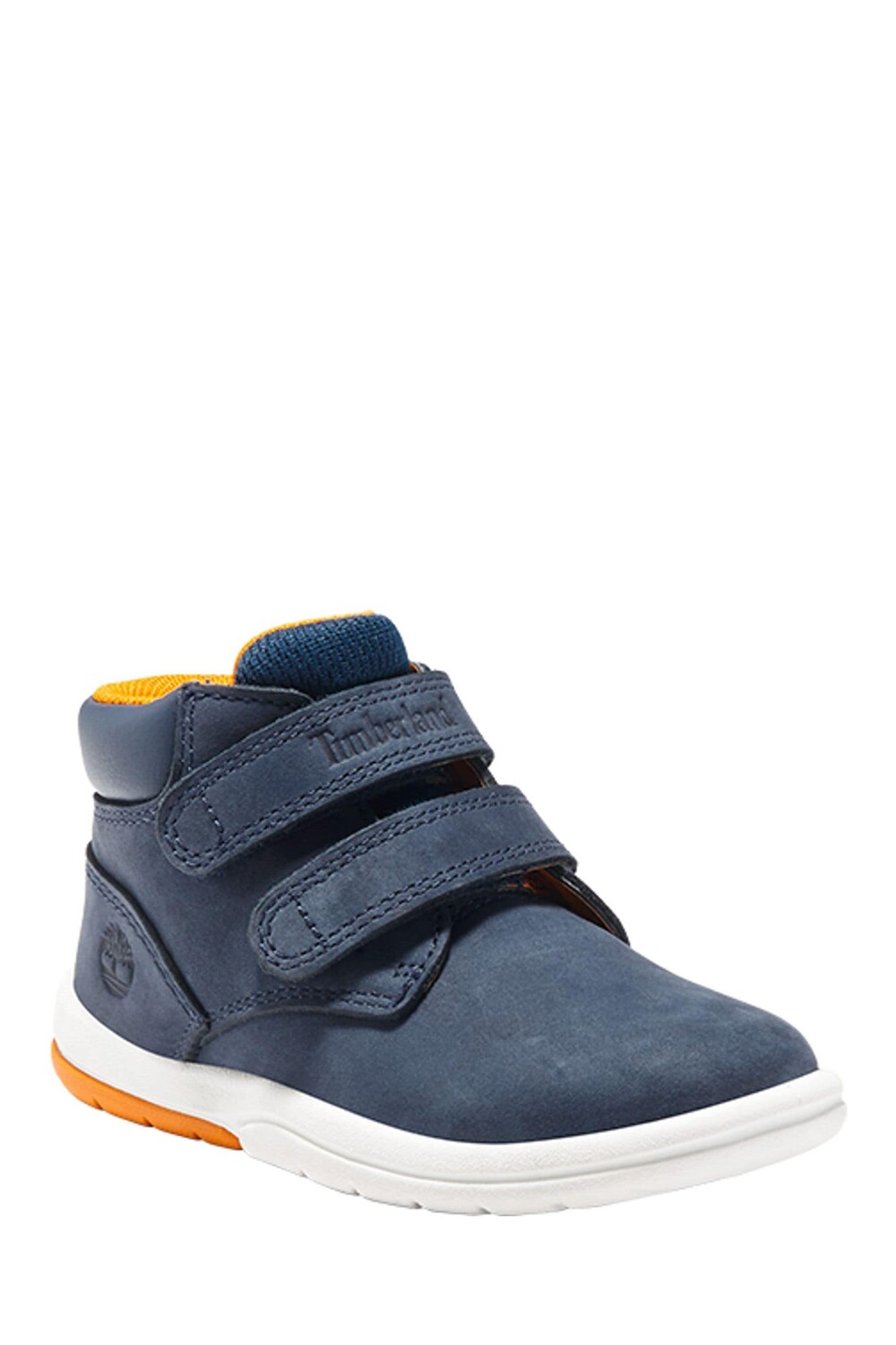 

Детская обувь из нубука на липучке Timberland, синий