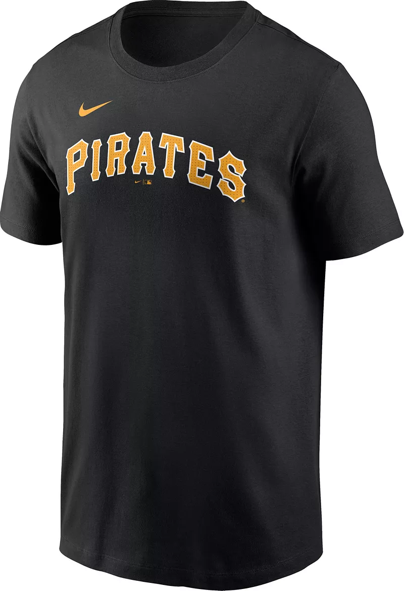 Мужская черная футболка Nike Pittsburgh Pirates Bryan Reynolds #10 — фото 2