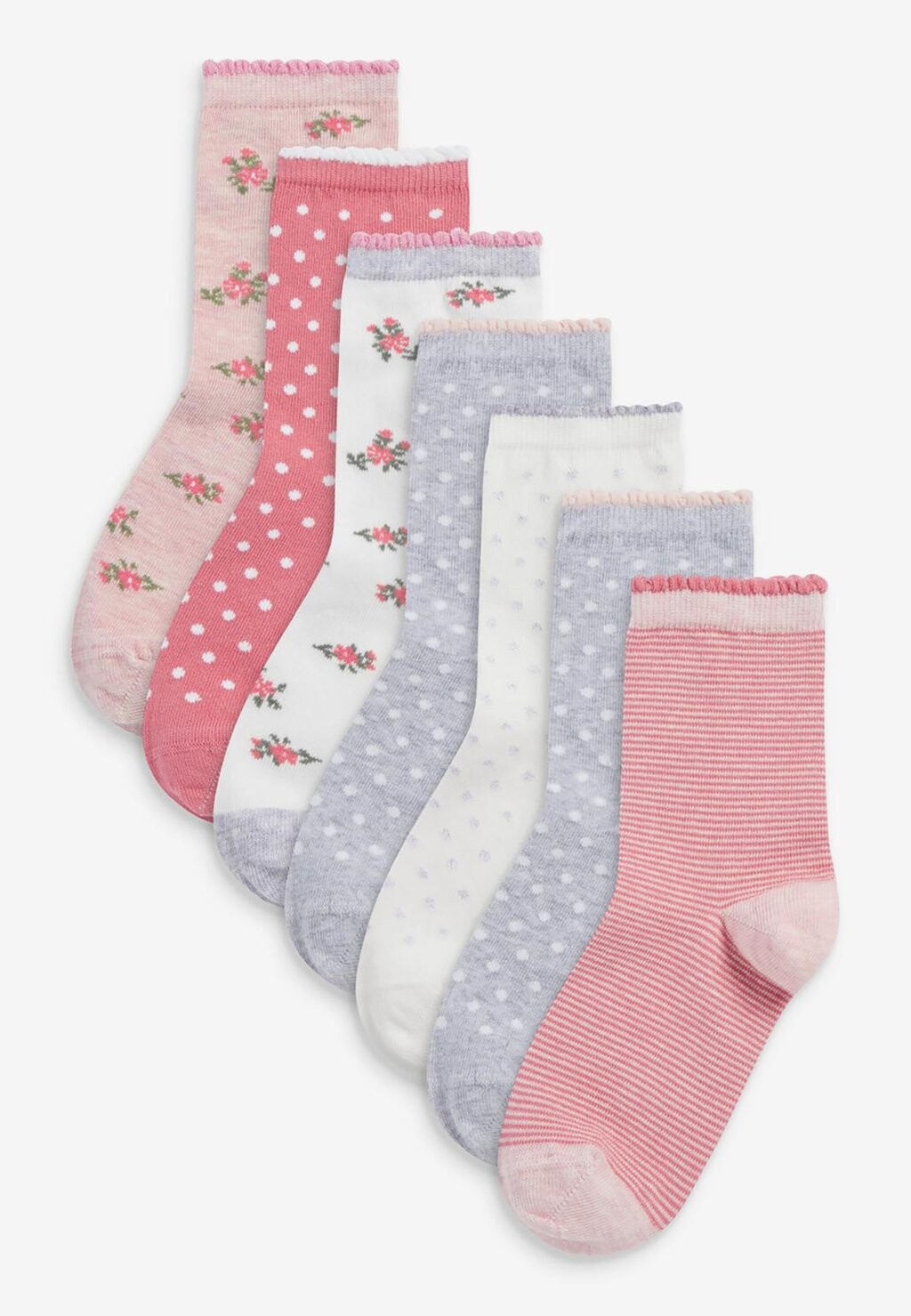 

Носки 7 PACK Next, цвет pink