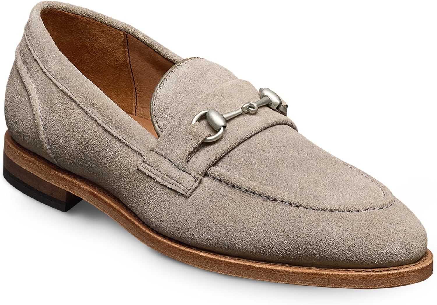 

Мужские лоферы Allen Edmonds Randolph с перемычкой, Pewter Suede
