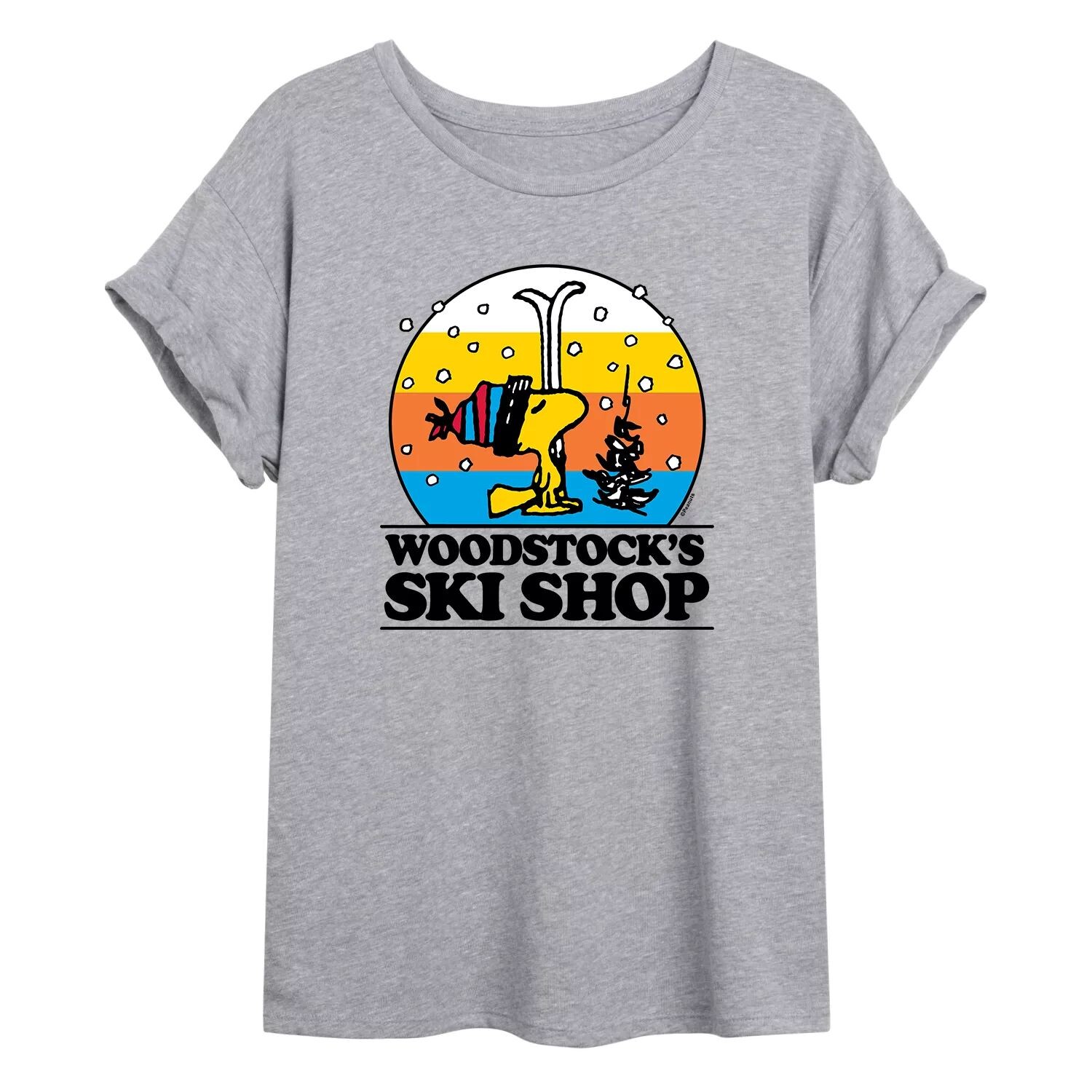 

Большая футболка Juniors' Peanuts Woodstock's Ski Shop Licensed Character