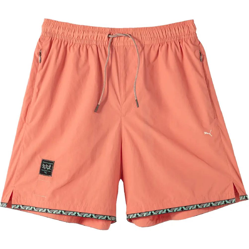 

Повседневные шорты унисекс розовый цветок гибискуса PUMA