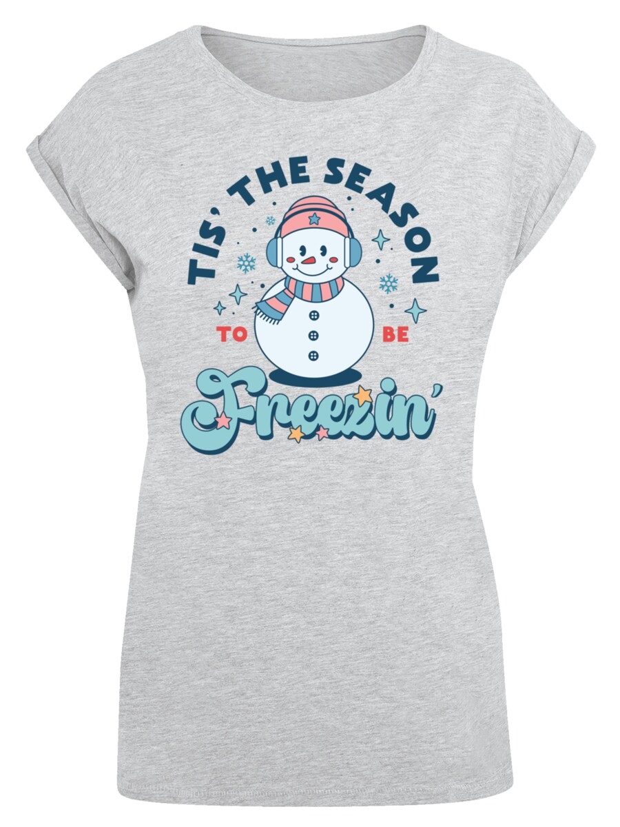 

Рубашка F4NT4STIC Tis The Season to Be Freezin, серый