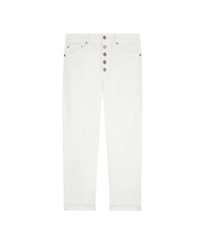 

Свободные джинсы длиной до щиколотки Dondup, белый